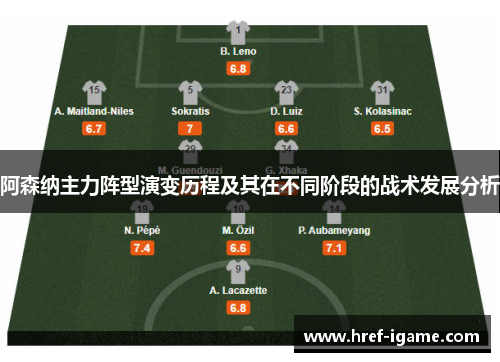 阿森纳主力阵型演变历程及其在不同阶段的战术发展分析