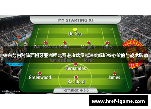 德布劳内对阵西班牙亚洲杯比赛进攻端贡献深度解析核心价值与战术影响 德布劳内对阵西班牙亚洲杯比赛进攻端贡献深度解析核心价值与战术影响